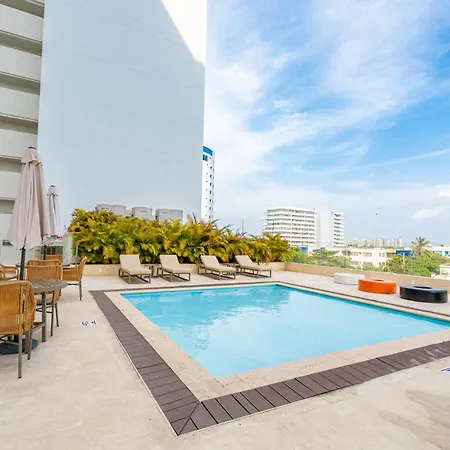 Apartamento - Piscina - Jacuzzi - Cerca Aeropuerto Cartagena Beach Apartamento