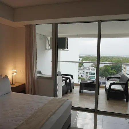 Apartamento - Piscina - Jacuzzi - Cerca Aeropuerto Cartagena Beach Apartamento Cartagena