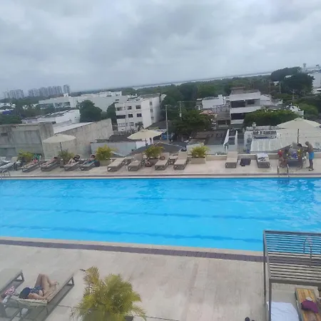 Apartamento - Piscina - Jacuzzi - Cerca Aeropuerto Cartagena Beach Apartamento Cartagena