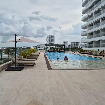Apartamento Apartamento - Piscina - Jacuzzi - Cerca Aeropuerto Cartagena Beach *