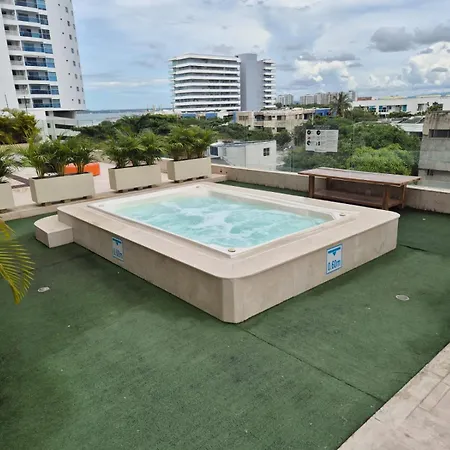 Apartamento - Piscina - Jacuzzi - Cerca Aeropuerto Cartagena Beach Apartamento *