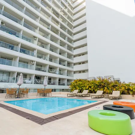 Apartamento - Piscina - Jacuzzi - Cerca Aeropuerto Cartagena Beach Apartamento *