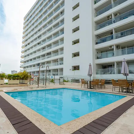 Apartamento - Piscina - Jacuzzi - Cerca Aeropuerto Cartagena Beach Apartamento