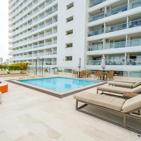 Apartamento - Piscina - Jacuzzi - Cerca Aeropuerto Cartagena Beach * Cartagena